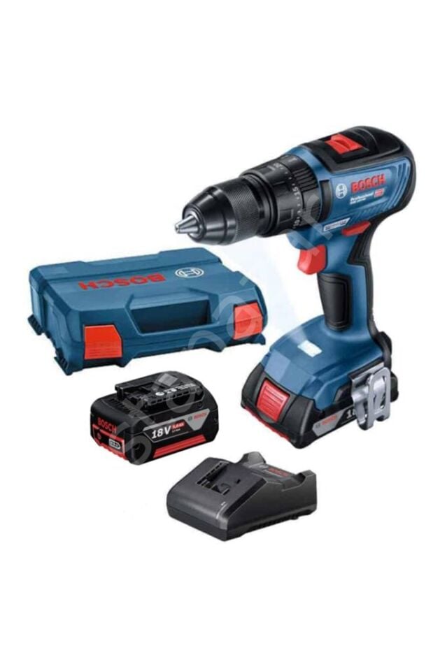 Bosch Professional GSB 18V-50 Çift Akülü 2 Ah + 5 Ah Vidalama Makinesi 06019h5103
