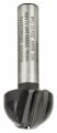 Bosch - Standard Seri Ahşap İçin Çift Oluklu, Sert Metal Dalma Yarımay Freze 8*20*46*10 mm 2608628370