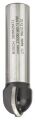 Bosch - Standard Seri Ahşap İçin Çift Oluklu, Sert Metal Dalma Yarımay Freze 12*16*54*8 mm 2608628472