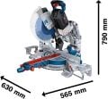 Bosch Professional GCM 18V-305 GDC Çift Akülü 12 Ah Gönye Testere