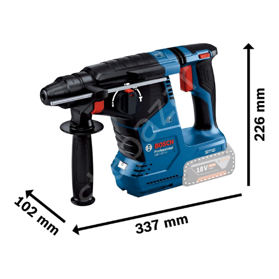 Bosch Professional GBH 187-Li Tek Akülü 5 Ah Kırıcı-Delici 0611923022