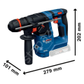 Bosch Professional GBH 18V-18 X ONE CHUCK Akülü Kırıcı-Delici (Solo-Aküsüz) 0611927000