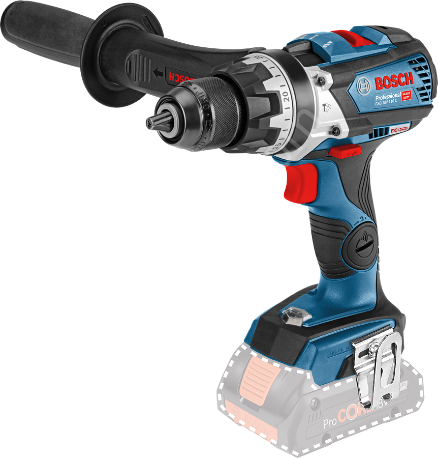 Bosch Professional GSB 18V-110 C (Solo) Akülü Darbeli Delme Vidalama Makinesi 06019G030A