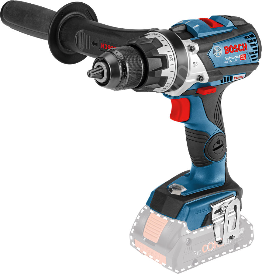 Bosch Professional GSB 18V-110 C (Solo) Akülü Darbeli Delme Vidalama Makinesi 06019G030A
