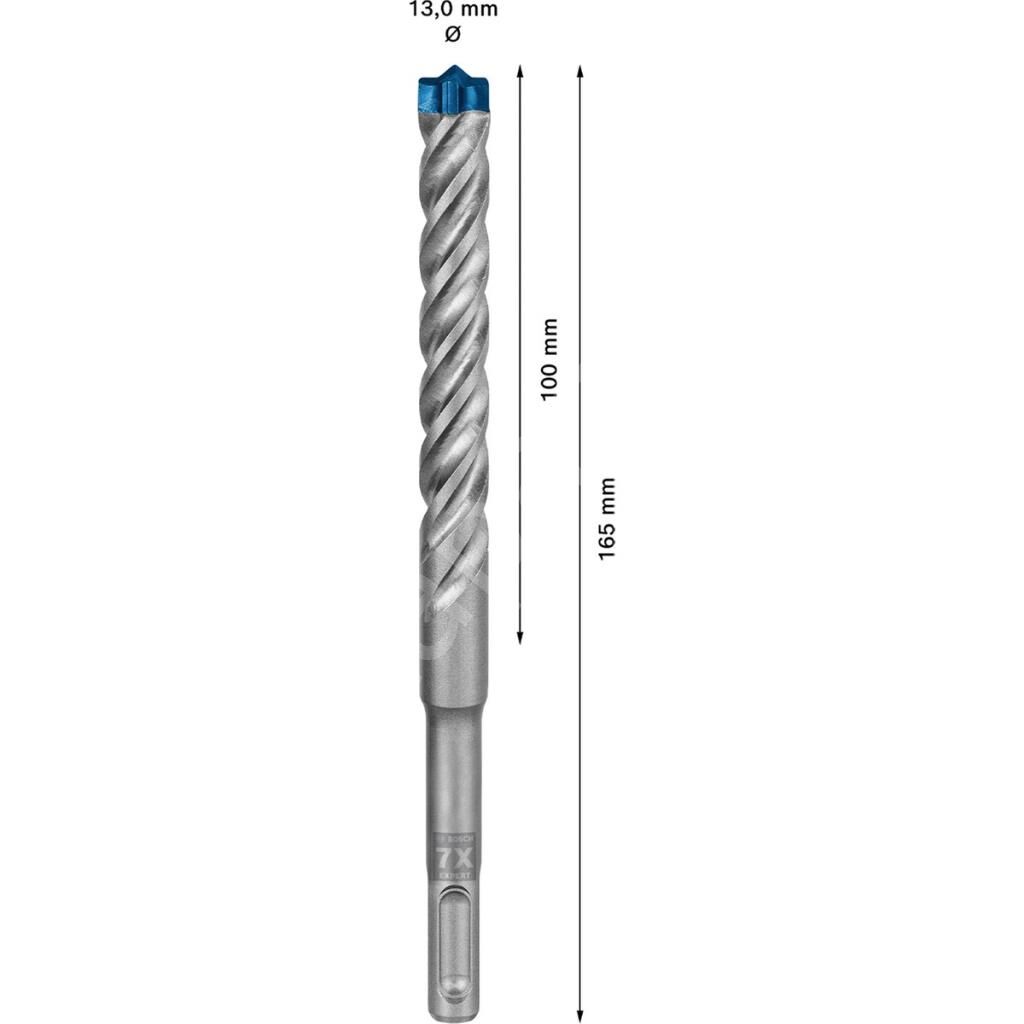 Expert Sds Plus-7x Kırıcı Delici Delme Ucu 13 x 100 x 165 mm