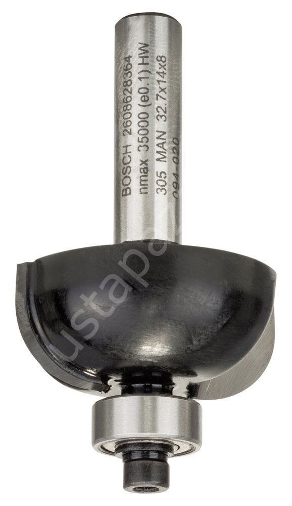 Bosch - Standard Seri Ahşap İçin Çift Kesicili Sert Metal Kordon Bıçağı 8*32,7*55*10 mm 2608628364