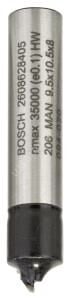Bosch - Standard Seri Ahşap İçin Tek Oluklu Sert Metal Çeyrek Parmak Freze 8*9,5*41mm 2608628405