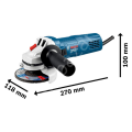 Bosch Professional GWS 750 S Avuç Taşlama Makinesi 0601394120