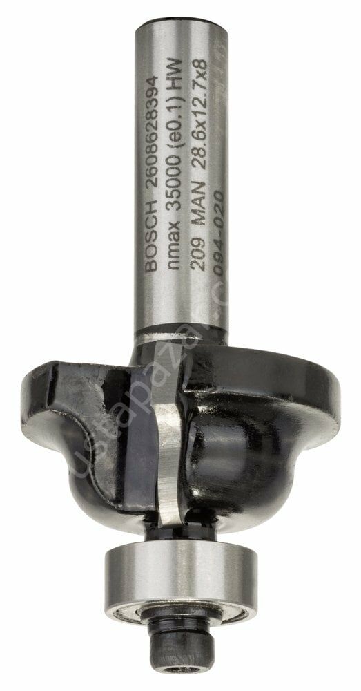 Bosch - Standard Seri Ahşap İçin Çift Oluklu Sert Metal Kenar Biçimlendirme Frezesi 8*8*54 mm 2608628394