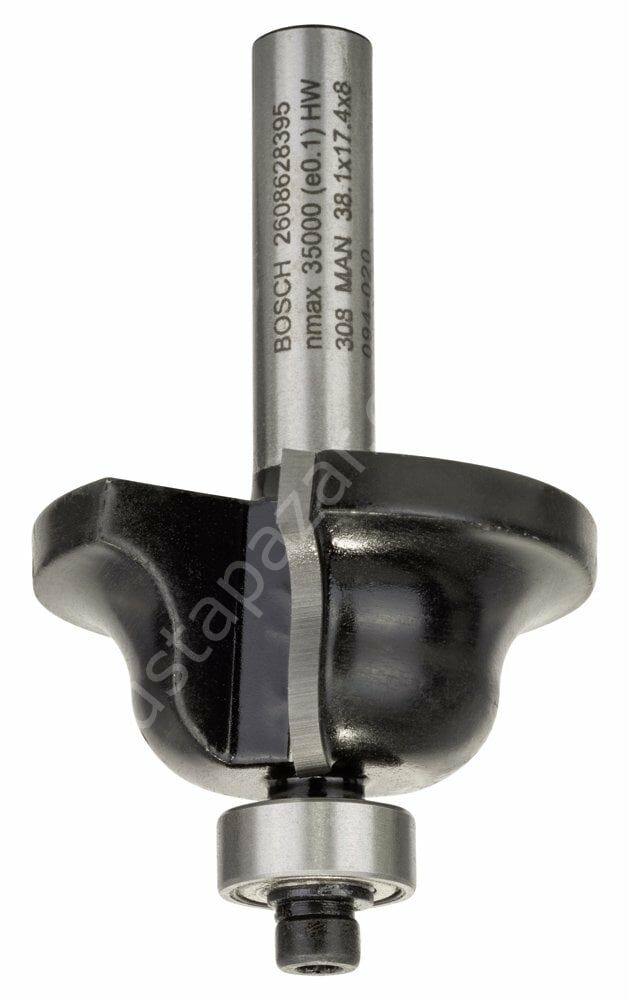 Bosch - Standard Seri Ahşap İçin Çift Oluklu Sert Metal Kenar Biçimlendirme Frezesi 8*12,7*61mm 2608628395