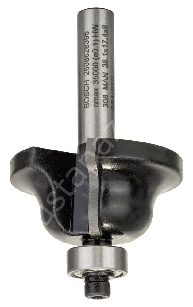 Bosch - Standard Seri Ahşap İçin Çift Oluklu Sert Metal Kenar Biçimlendirme Frezesi 8*12,7*61mm 2608628395