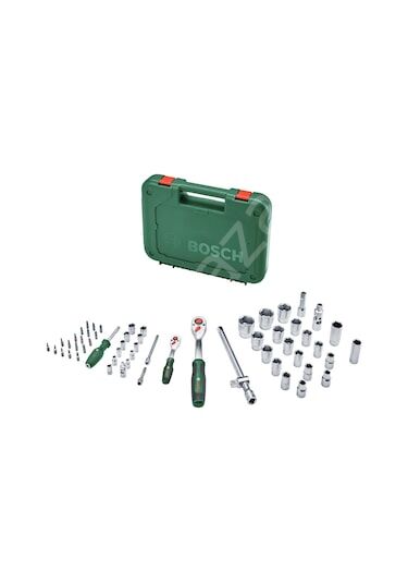 Bosch 56 Parça 1/4'' + 1/2'' Cırcırlı Somun Sıkma Seti - 1600A02Z9G