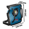 Bosch Professional GLI 18V-4000 C Akülü El Feneri 0601446800