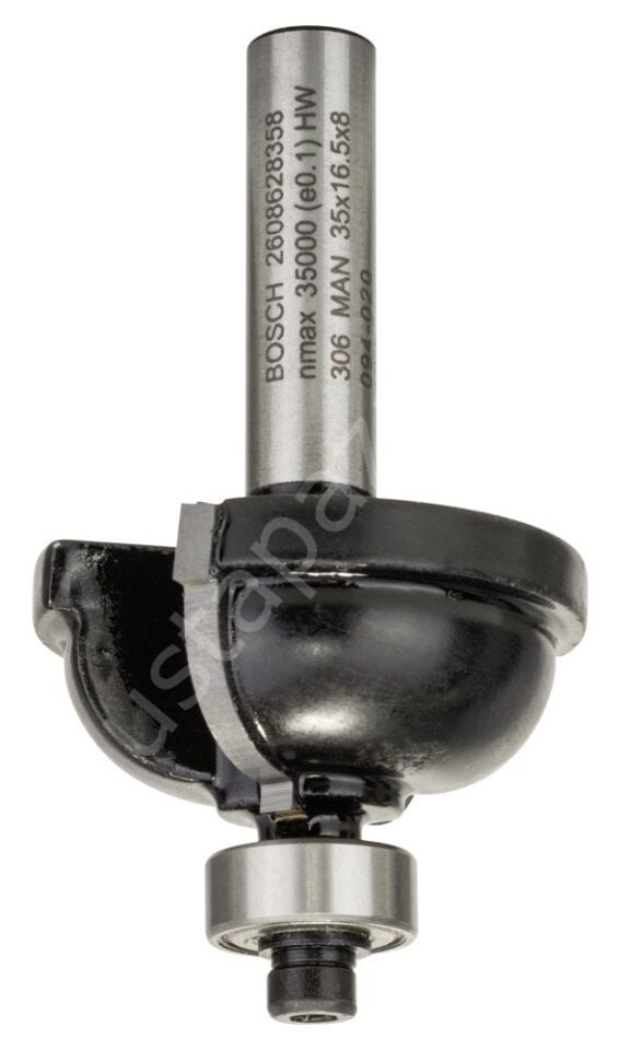 Bosch - Standard Seri Ahşap İçin Çift Oluklu Sert Metal Kenar Biçimlendirme Frezesi 8*35*59mm 2608628358