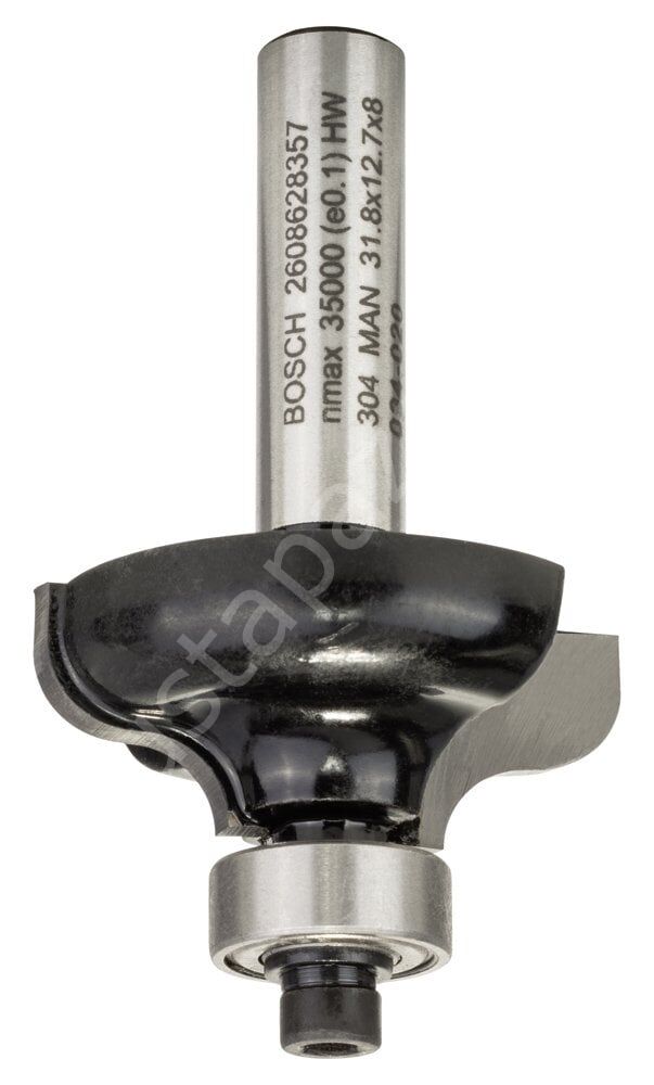 Bosch - Standard Seri Ahşap İçin Çift Oluklu Sert Metal Kenar Biçimlendirme Frezesi 8*31,8*54mm 2608628357