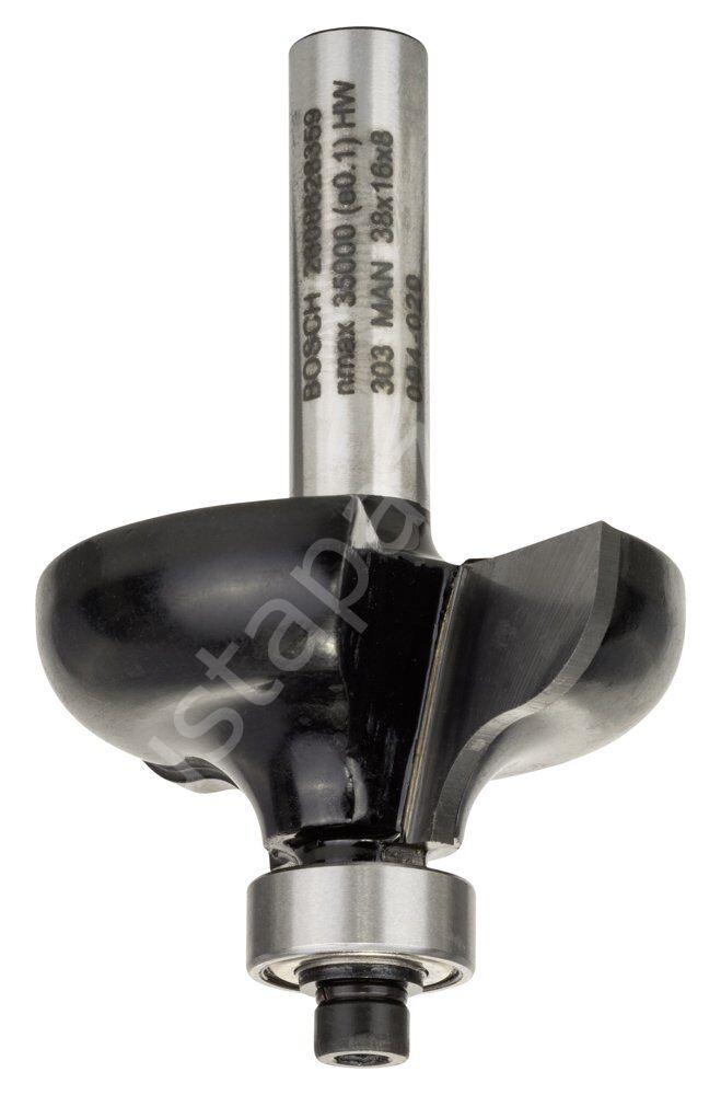 Bosch - Standard Seri Ahşap İçin Çift Oluklu Sert Metal Kenar Biçimlendirme Frezesi 8*38*57mm 2608628359