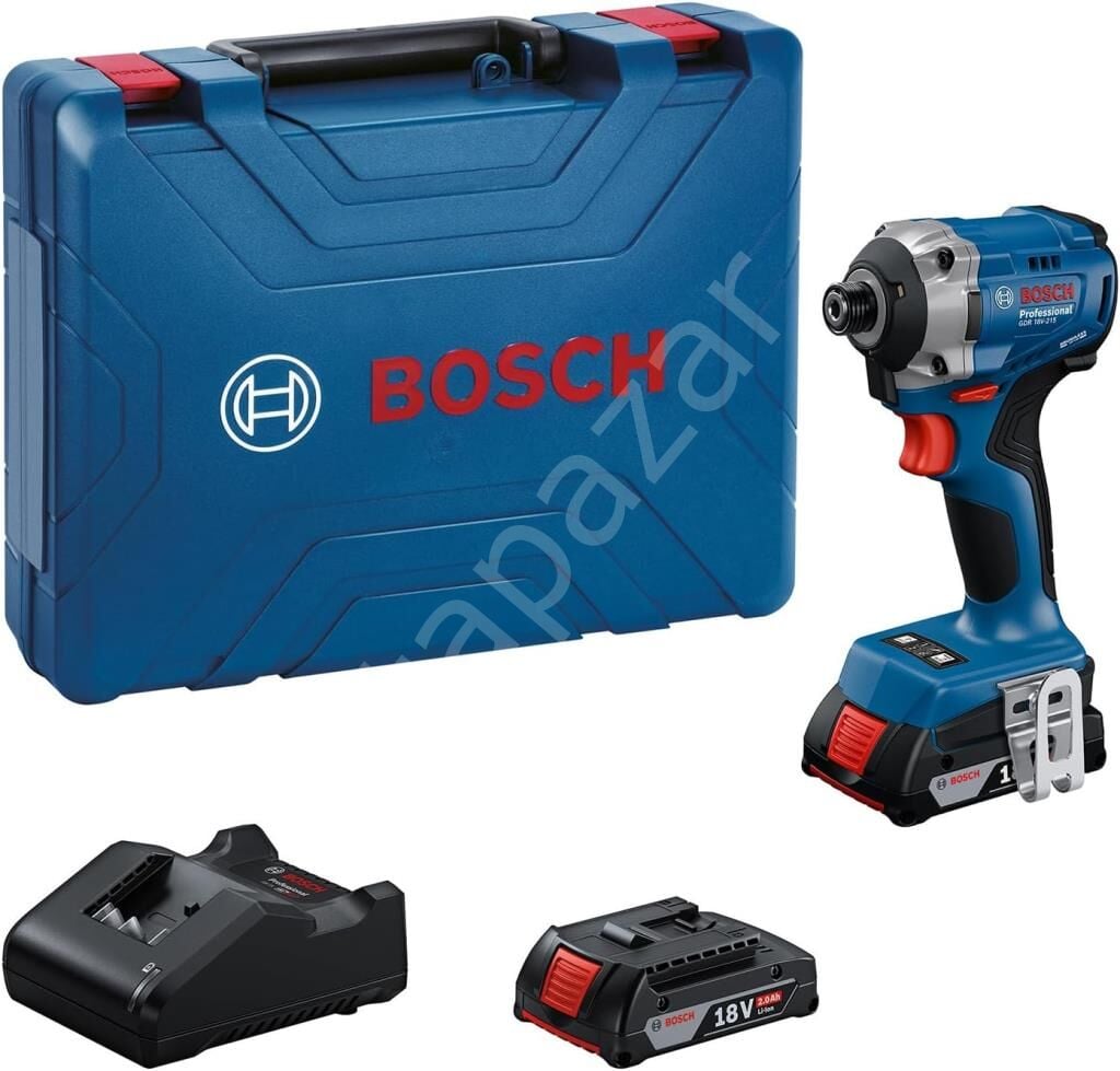 Bosch Professional GDR 18V-215 2 Ah Çift Akülü Darbeli Somun Sıkma - 06019N2022