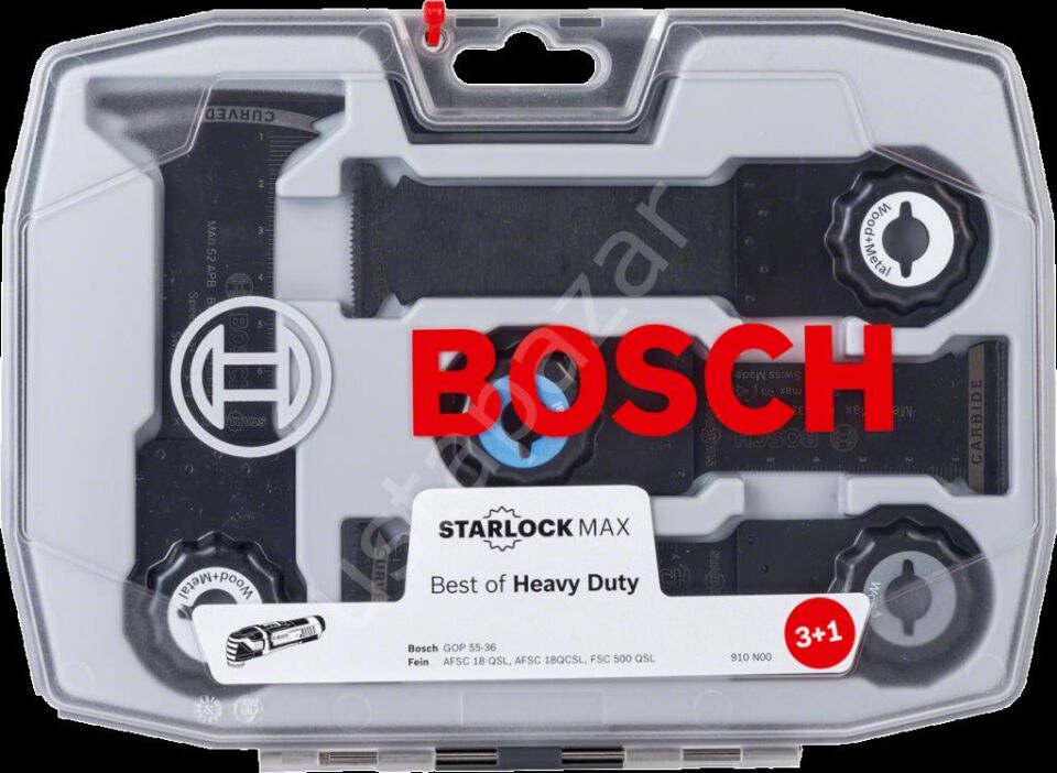 Bosch - Starlock Max - Best of Heavy Duty Set 4 Parça 2608664132