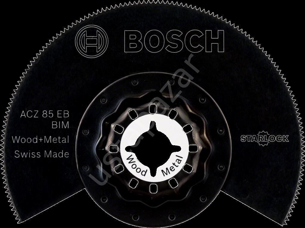 Bosch - Starlock - ACZ 85 EB - BIM Ahşap ve Metal İçin Segman Testere Bıçağı, Bombeli 10'lu 2608664477