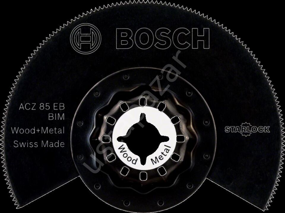 Bosch - Starlock - ACZ 85 EB - BIM Ahşap ve Metal İçin Segman Testere Bıçağı, Bombeli 10'lu 2608664477