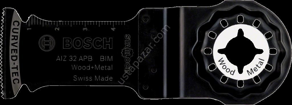 Bosch - Starlock - AIZ 32 APB - BIM Ahşap ve Metal İçin Daldırmalı Testere Bıçağı 10'lu 2608664470
