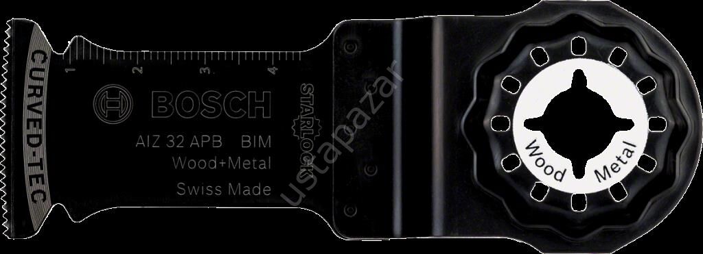 Bosch - Starlock - AIZ 32 APB - BIM Ahşap ve Metal İçin Daldırmalı Testere Bıçağı 10'lu 2608664470