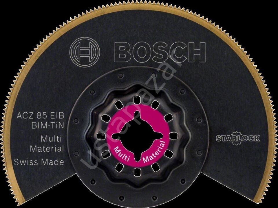 Bosch - Starlock - ACZ 85 EIB - BIM-TIN Çoklu Malzeme İçin Segman Testere Bıçağı, Bombeli 10'lu 2608664478