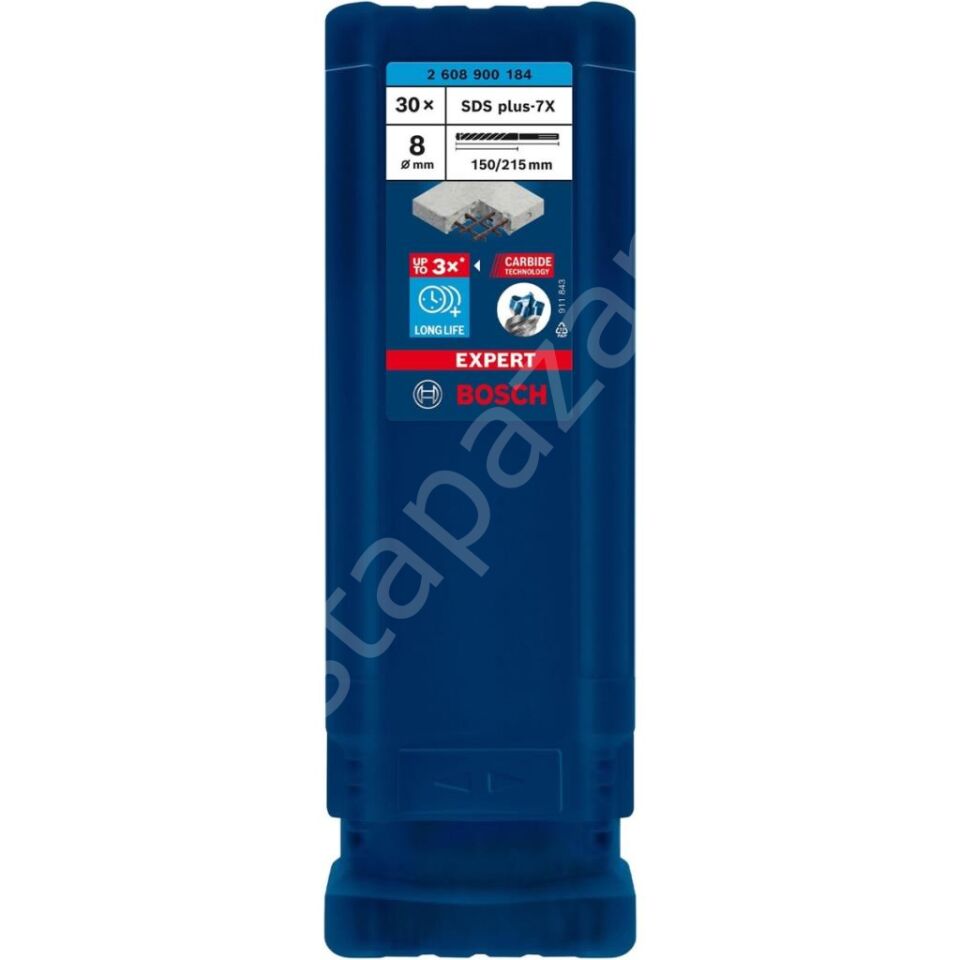 Expert 8X215 mm 30’lu Yeni Sds Plus-7x Matkap Ucu 2608900184