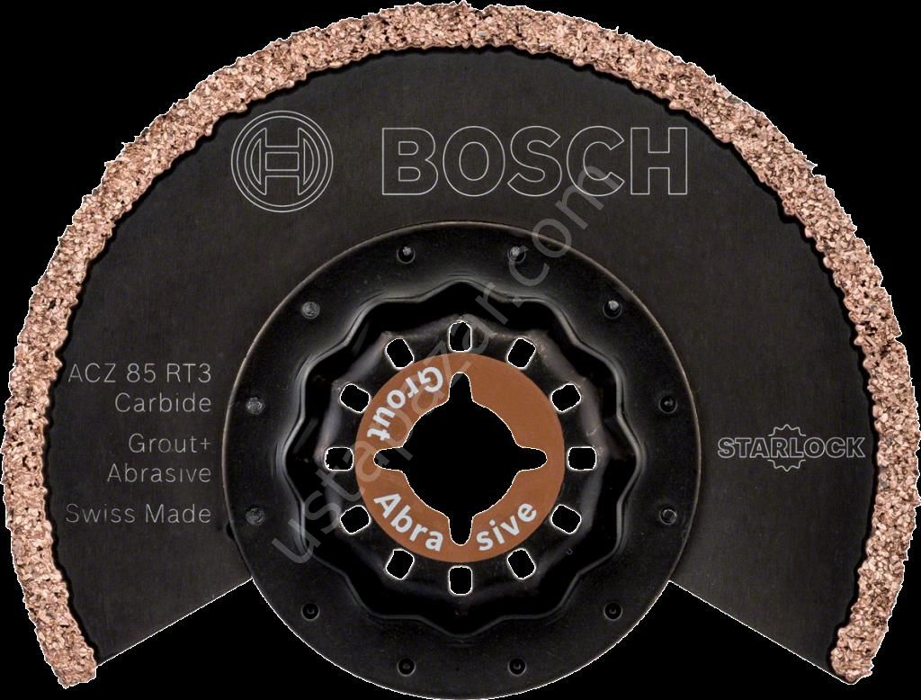 Bosch - Starlock - ACZ 85 RT3 - Carbide RIFF Zımpara Uçlu Segman Testere Bıçağı 30 Kum Kalınlığı 10'lu 2608664484