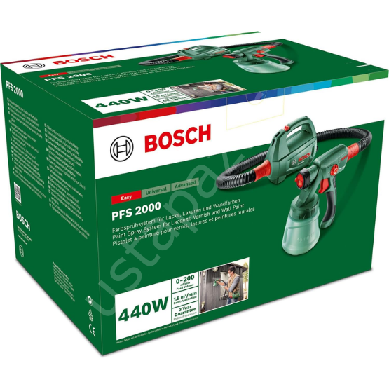 Bosch PFS 2000 ALLPAINT Hassas Boya  Tabancası 0603207300