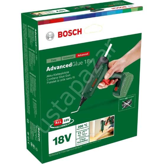 Bosch AdvancedGlue 18V (Solo) Akülü Tutkal Tabancası 0603264800