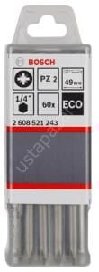 Bosch - Eco PZ2 Vidalama Ucu 49mm 60'lı 2608521243
