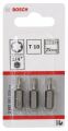 Bosch - Extra Hard Serisi Vidalama Ucu T10*25 mm 3'lü 2607001604