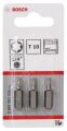 Bosch - Extra Hard Serisi Vidalama Ucu T10*25 mm 3'lü 2607001604