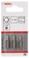 Bosch - Extra Hard Serisi Vidalama Ucu T15*25 mm 3'lü 2607001607