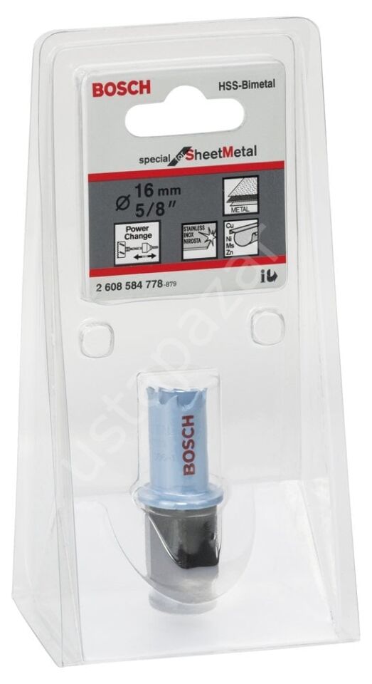 Bosch - Special Serisi Metal Ve Inox Malzemeler için Delik Açma Testeresi (Panç) 16 mm 2608584778
