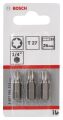 Bosch - Extra Hard Serisi Vidalama Ucu T27*25 mm 3'lü 2607001619