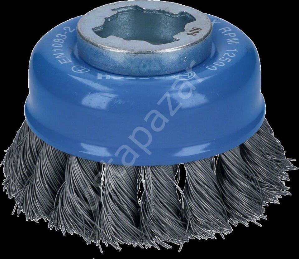 Bosch - X-LOCK - Heavy Serisi Metal İçin Burgulu Tel Fırça 75*0,35 mm 2608620726