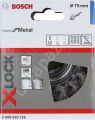 Bosch - X-LOCK - Heavy Serisi Metal İçin Burgulu Tel Fırça 75*0,35 mm 2608620726