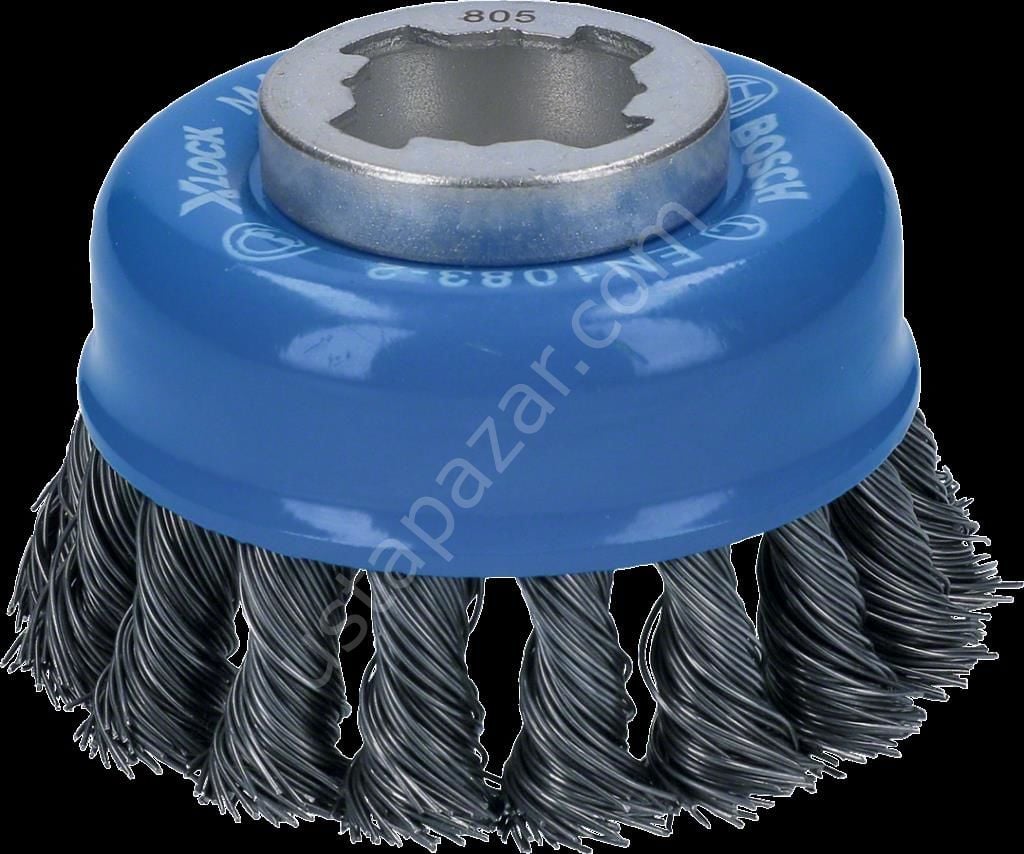 Bosch - X-LOCK - Heavy Serisi Metal İçin Burgulu Tel Fırça 75*0,5 mm 2608620727