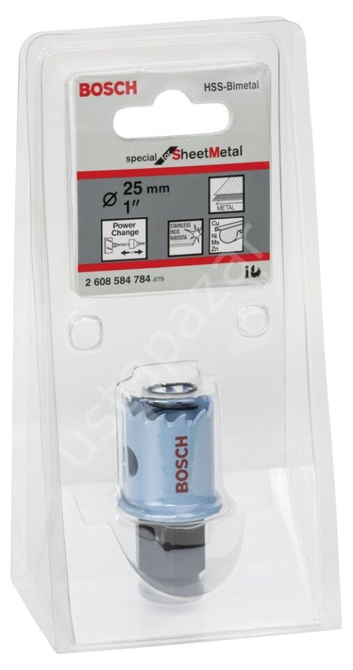 Bosch - Special Serisi Metal Ve Inox Malzemeler için Delik Açma Testeresi (Panç) 25 mm 2608584784
