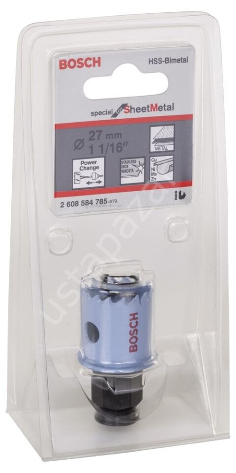 Bosch - Special Serisi Metal Ve Inox Malzemeler için Delik Açma Testeresi (Panç) 27 mm 2608584785