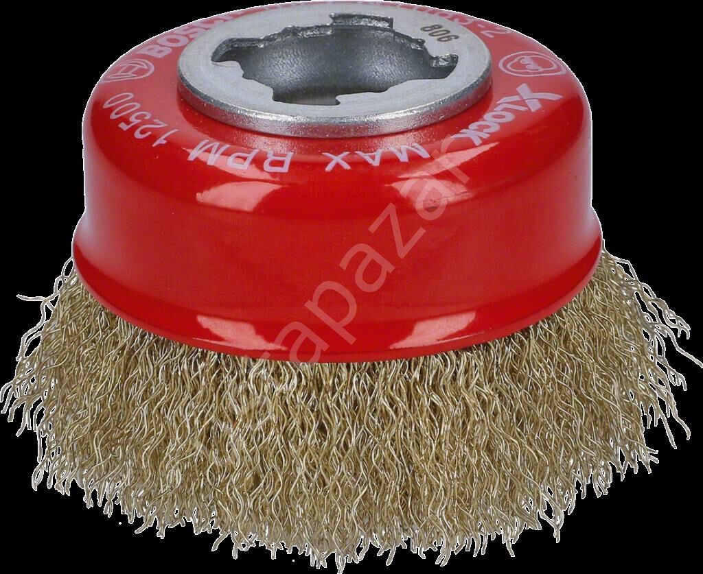 Bosch - X-LOCK - Clean Serisi Metal İçin Saçaklı Pirinç Tel Fırça 70*0,3 mm 2608620730