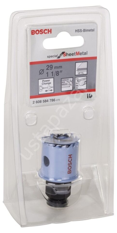Bosch - Special Serisi Metal Ve Inox Malzemeler için Delik Açma Testeresi (Panç) 29 mm 2608584786