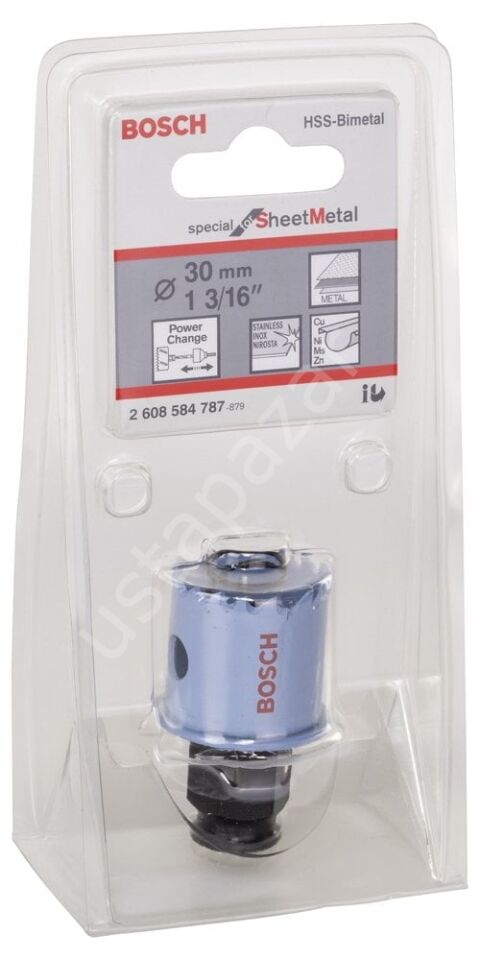 Bosch - Special Serisi Metal Ve Inox Malzemeler için Delik Açma Testeresi (Panç) 30 mm 2608584787