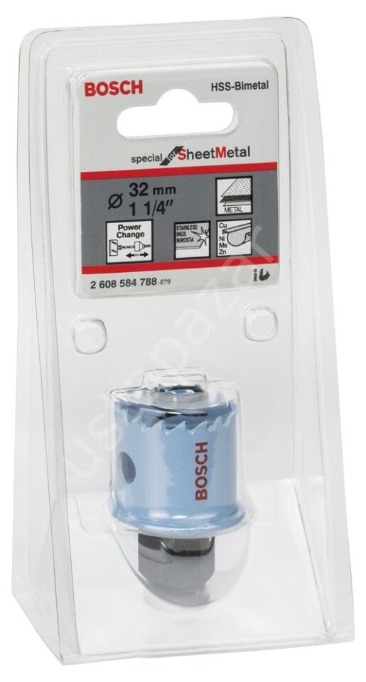 Bosch - Special Serisi Metal Ve Inox Malzemeler için Delik Açma Testeresi (Panç) 32 mm 2608584788