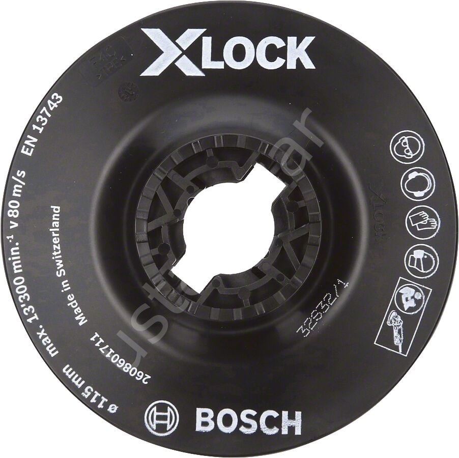 Bosch - X-LOCK - 115 mm Fiber Disk Yumuşak Taban 2608601711