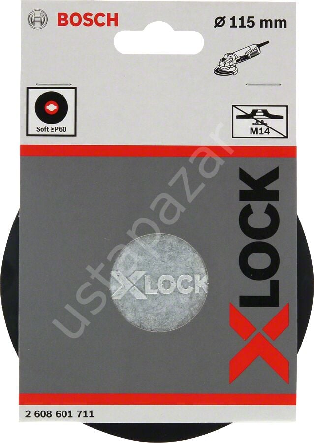 Bosch - X-LOCK - 115 mm Fiber Disk Yumuşak Taban 2608601711