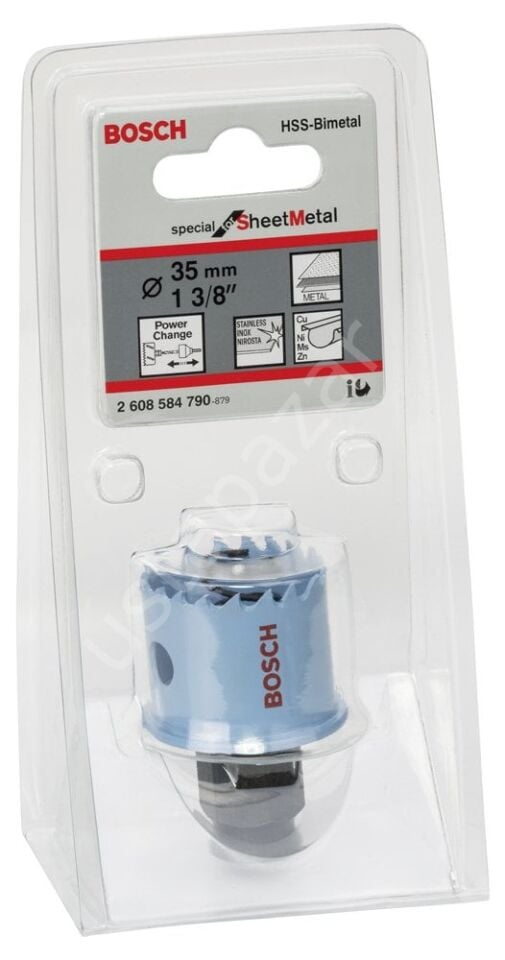 Bosch - Special Serisi Metal Ve Inox Malzemeler için Delik Açma Testeresi (Panç) 35 mm 2608584790