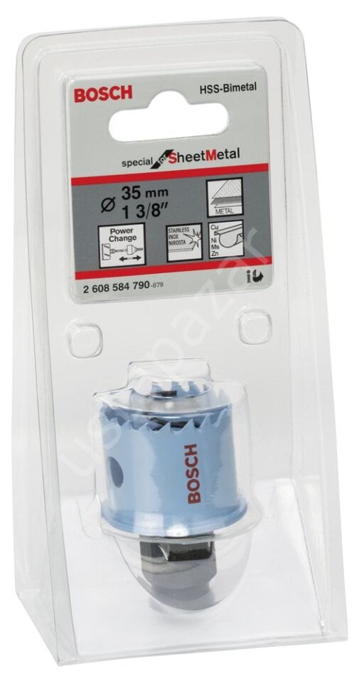 Bosch - Special Serisi Metal Ve Inox Malzemeler için Delik Açma Testeresi (Panç) 35 mm 2608584790